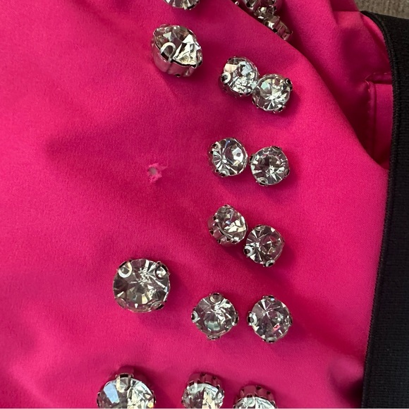 Winterina Pink Studded Puffer Vest with Belt - Picture 7 of 10